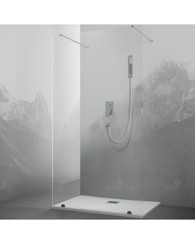 Душевая перегородка RGW Walk In WA-016 120 35101612-11 профиль Хром стекло прозрачное