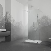 Душевая перегородка RGW Walk In WA-016 120 35101612-11 профиль Хром стекло прозрачное