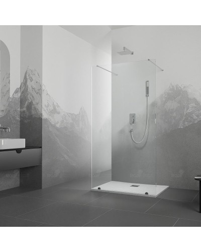 Душевая перегородка RGW Walk In WA-016 120 35101612-11 профиль Хром стекло прозрачное