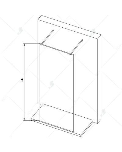 Душевая перегородка RGW Walk In WA-016 120 35101612-11 профиль Хром стекло прозрачное