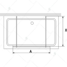 Душевая перегородка RGW Walk In WA-016 120 35101612-11 профиль Хром стекло прозрачное