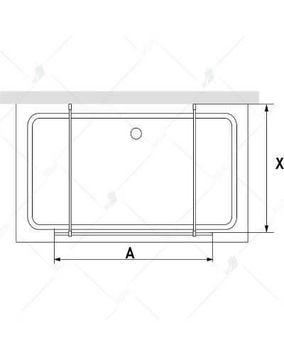 Душевая перегородка RGW Walk In WA-016 120 35101612-11 профиль Хром стекло прозрачное