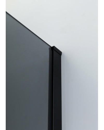 Душевая перегородка Cezares Liberta 100 LIBERTA-L-1-100-120-GR-NERO профиль Черный матовый стекло серое