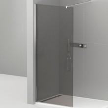 Душевая перегородка Cezares Liberta 120 LIBERTA-L-1-120-120-GR-Cr профиль Хром стекло серое