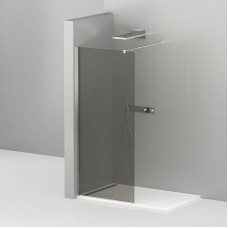 Душевая перегородка Cezares Liberta 120 LIBERTA-L-1-120-120-GR-Cr профиль Хром стекло серое