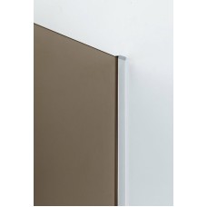 Душевая перегородка Cezares Liberta 80 LIBERTA-L-1-80-120-BR-Cr профиль Хром стекло бронзовое