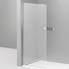 Душевая перегородка Cezares Liberta 85 LIBERTA-L-1-85-120-C-Cr профиль Хром стекло прозрачное