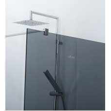 Душевая перегородка Cezares Liberta 100 LIBERTA-L-2-100-120-GR-Cr профиль Хром стекло серое