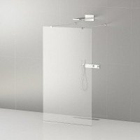 Душевая перегородка Cezares Liberta 105 LIBERTA-L-2-105-120-C-Cr профиль Хром стекло прозрачное