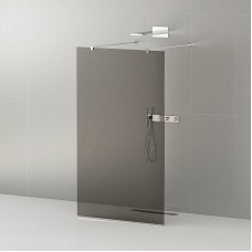 Душевая перегородка Cezares Liberta 110 LIBERTA-L-2-110-120-GR-Cr профиль Хром стекло серое