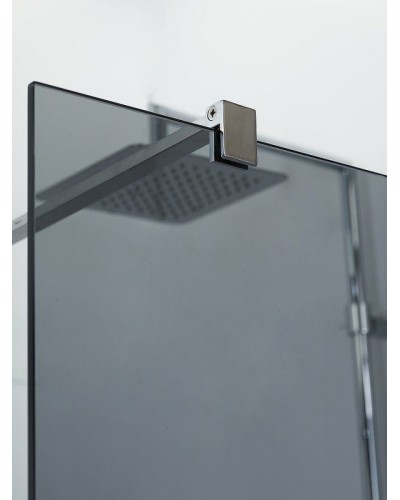 Душевая перегородка Cezares Liberta 110 LIBERTA-L-2-110-120-GR-Cr профиль Хром стекло серое