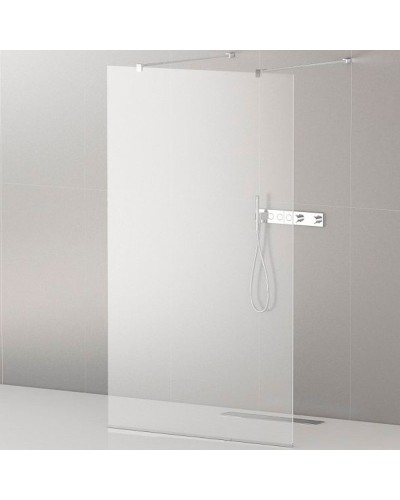 Душевая перегородка Cezares Liberta 110 LIBERTA-L-2-110-120-C-Cr профиль Хром стекло прозрачное