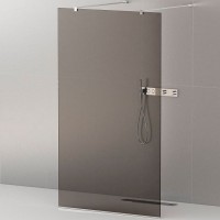 Душевая перегородка Cezares Liberta 120 LIBERTA-L-2-120-120-GR-Cr профиль Хром стекло серое