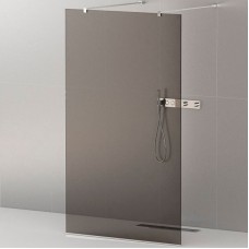 Душевая перегородка Cezares Liberta 120 LIBERTA-L-2-120-120-GR-Cr профиль Хром стекло серое