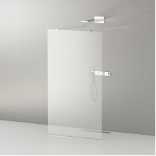 Душевая перегородка Cezares Liberta 120 LIBERTA-L-2-120-120-C-Cr профиль Хром стекло прозрачное