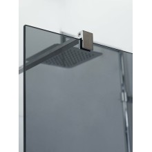 Душевая перегородка Cezares Liberta 80 LIBERTA-L-2-80-120-GR-Cr профиль Хром стекло серое