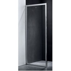 Боковая стенка Gemy Victoria 80х190 профиль Хром стекло прозрачное