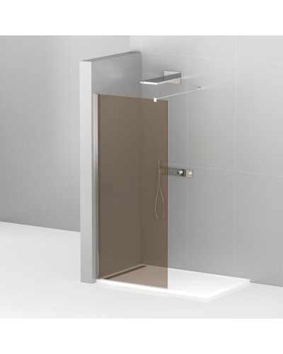 Душевая перегородка CEZARES LIBERTA-L-1-120-120-BR-Cr кронштейн 120см