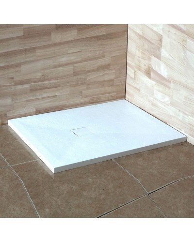 Душевой поддон из искусственного камня RGW STT ST-0108W 80x100x2,5 Белый