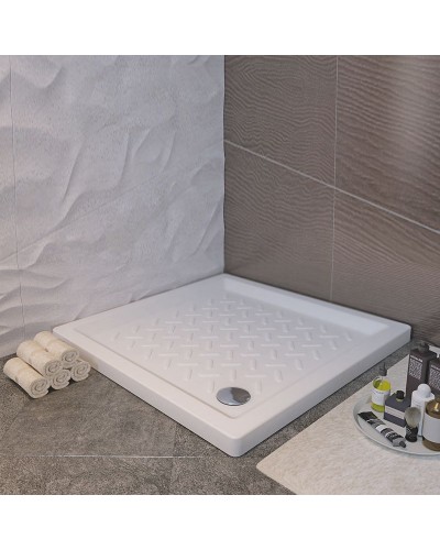 Керамический душевой поддон RGW CER CR-088 80x80 19170188-01 Белый