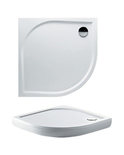 Душевой поддон из искусственного камня Riho Kolping 90x90 D004002005 (DB1400500000000) Белый с антискользящим покрытием