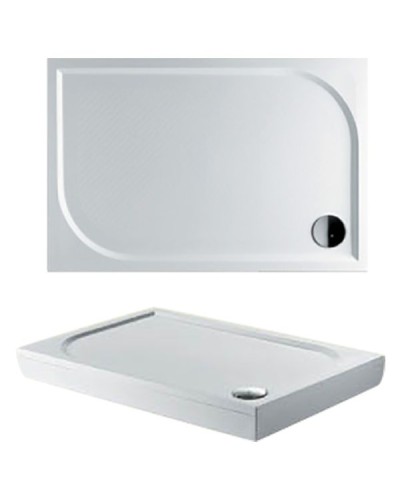 Душевой поддон из искусственного камня Riho Kolping 80x120 D004008005 (DB3300500000000) Белый с антискользящим покрытием