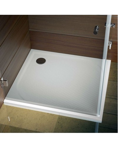 Душевой поддон из искусственного камня Riho Kolping 80x120 D004008005 (DB3300500000000) Белый с антискользящим покрытием