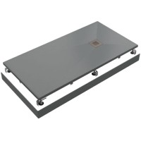 Душевой поддон из искусственного камня Good Door Essentia 140x70 ЛП00073 Графит