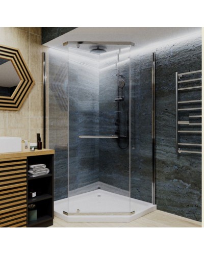 Душевой поддон из АБС-пластика Cerutti SPA P101 100х100 с антискользящим покрытием