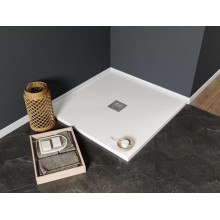 Душевой поддон из искусственного камня Aquanet Pleasure 90x90 255436 с антискользящим покрытием