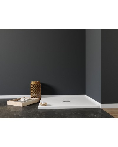 Душевой поддон из искусственного камня Aquanet Pleasure 90x90 255436 с антискользящим покрытием