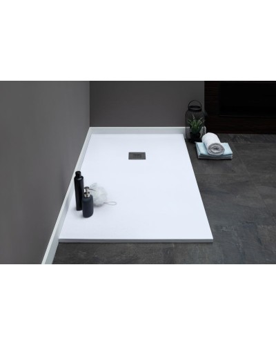 Душевой поддон из искусственного камня Aquanet Pleasure 140x90 256306 с антискользящим покрытием