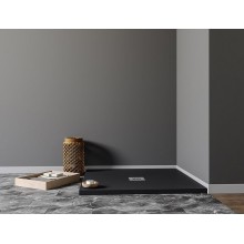 Душевой поддон из искусственного камня Aquanet Pleasure 90x90 258888 Черный