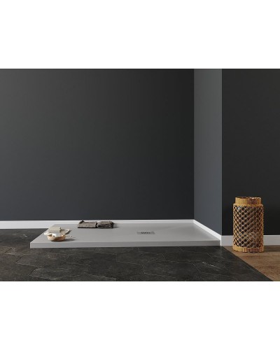 Душевой поддон из искусственного камня Aquanet Pleasure 120x90 258877 Серый