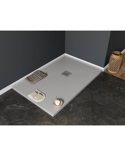 Душевой поддон из искусственного камня Aquanet Pleasure 120x90 258877 Серый