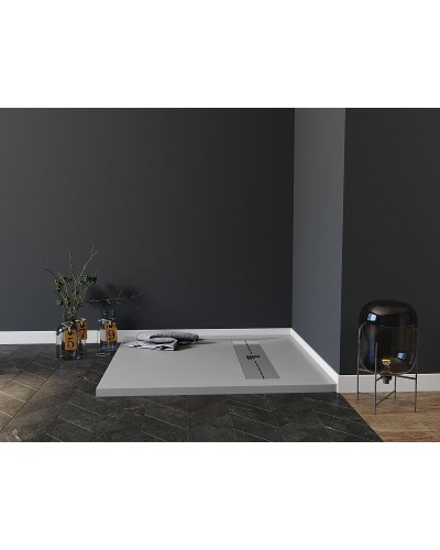 Душевой поддон из искусственного камня Aquanet Delight 90x90 258882 Серый