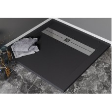 Душевой поддон из искусственного камня Aquanet Delight 90x90 258896 Черный