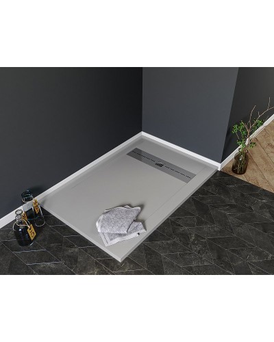 Душевой поддон из искусственного камня Aquanet Delight 140x80 258884 Серый