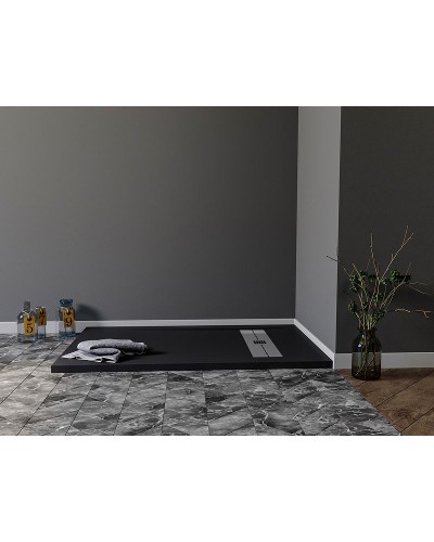 Душевой поддон из искусственного камня Aquanet Delight 140x90 258899 Черный