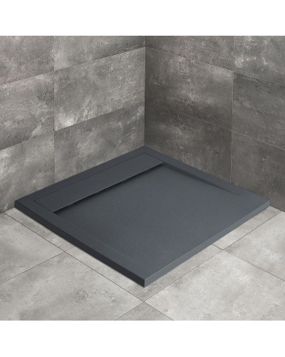Душевой поддон из искусственного камня Radaway Teos C 100x100 HTC100100-64 Антрацит