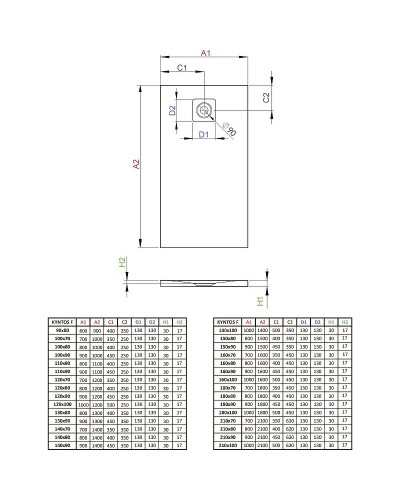 Душевой поддон из искусственного камня Radaway Kyntos F 100x80 HKF10080-04 Белый