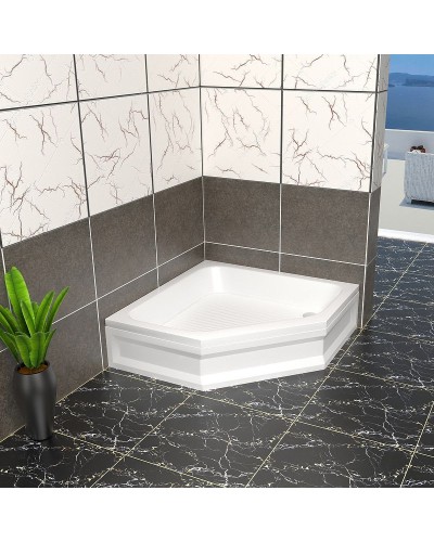 Акриловый поддон для душа RGW Acrylic BT/CL-S-A 100x100 16180500-51 Белый