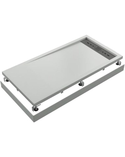 Душевой поддон из искусственного камня Creto Scala 120x70 3-0031 Белый