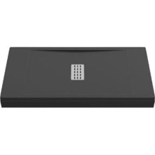 Душевой поддон из искусственного камня Creto Etna 120x80 2-0058 Черный