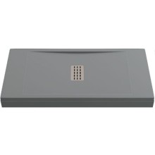 Душевой поддон из искусственного камня Creto Etna 140x90 2-0018 Серый