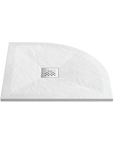 Душевой поддон из искусственного камня Vincea 80x80 VST-4SQ8080W+Vsph-D132 Белый матовый