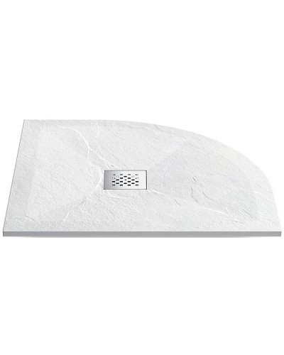 Душевой поддон из искусственного камня Vincea 80x80 VST-4SQ8080W+Vsph-D132 Белый матовый