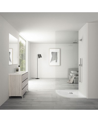 Душевой поддон из искусственного камня Vincea 120x90 R VST-4SQ9012W-R+Vsph-D132 Белый матовый