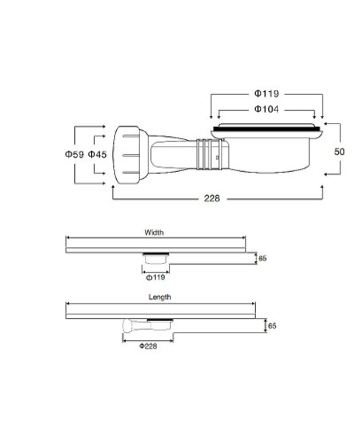 Душевой поддон из искусственного камня Vincea 120x90 R VST-4SQ9012W-R+Vsph-D132 Белый матовый