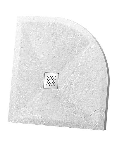 Душевой поддон из искусственного камня Vincea 90x90 VST-4SQ9090W+Vsph-D132 Белый матовый